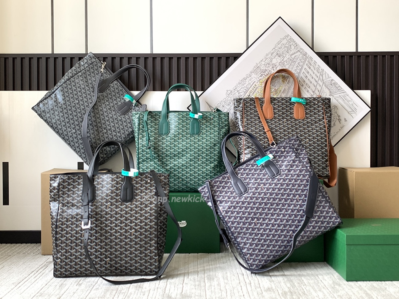 Goyard Cap Voltaire Bag 38.5 Cm X 11.5 Cm X 38 Cm (20) - newkick.app